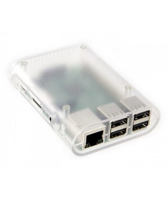 Contenedor plastico para Raspberry PI blanco / transparente