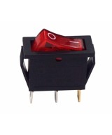 Interruptor de 3 pines 2 posiciones con luz KCD3