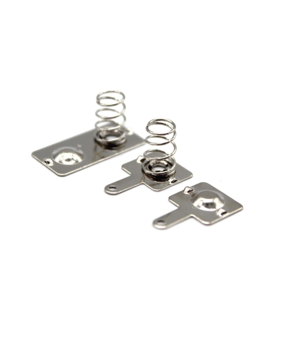 Placa de resorte de contacto positivo y negativo de batería AAA/AA