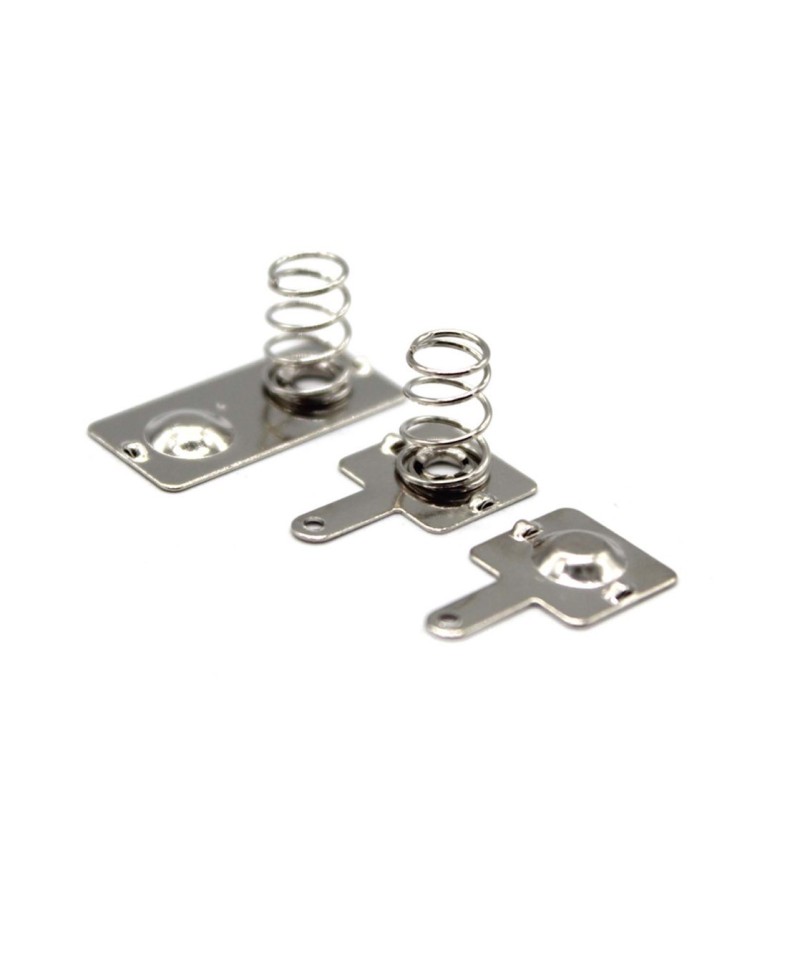 Placa de resorte de contacto positivo y negativo de batería AAA/AA