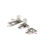 Placa de resorte de contacto positivo y negativo de batería AAA/AA