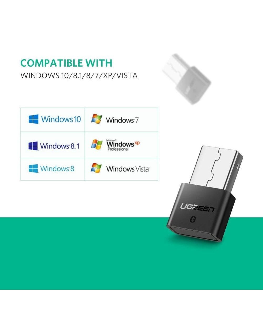 Adaptador USB Bluetooth 4.0, inalámbrico 3 Mbps UGREEN