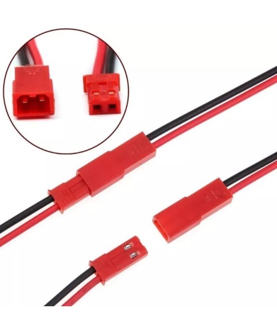 Conectores JST Hembra - Macho (3 pares) Calibre 20-24AWG