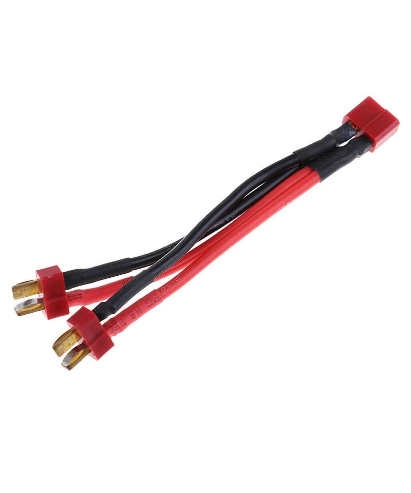 Conector doble tipo T para batería