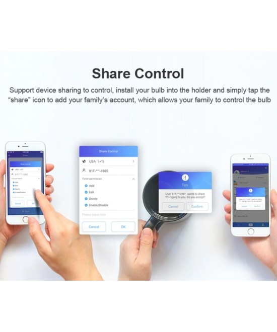 Porta lampara control de voz, RF 433Mhz inteligente WIFI Sonoff R2