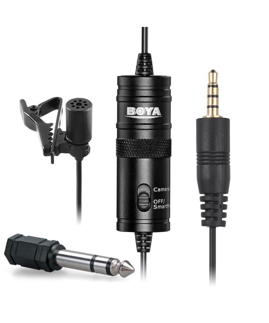 Micrófono lavalier para celular y cámaras BOYA