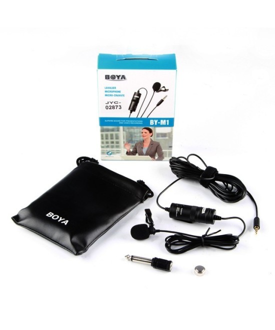Micrófono lavalier para celular y cámaras BOYA