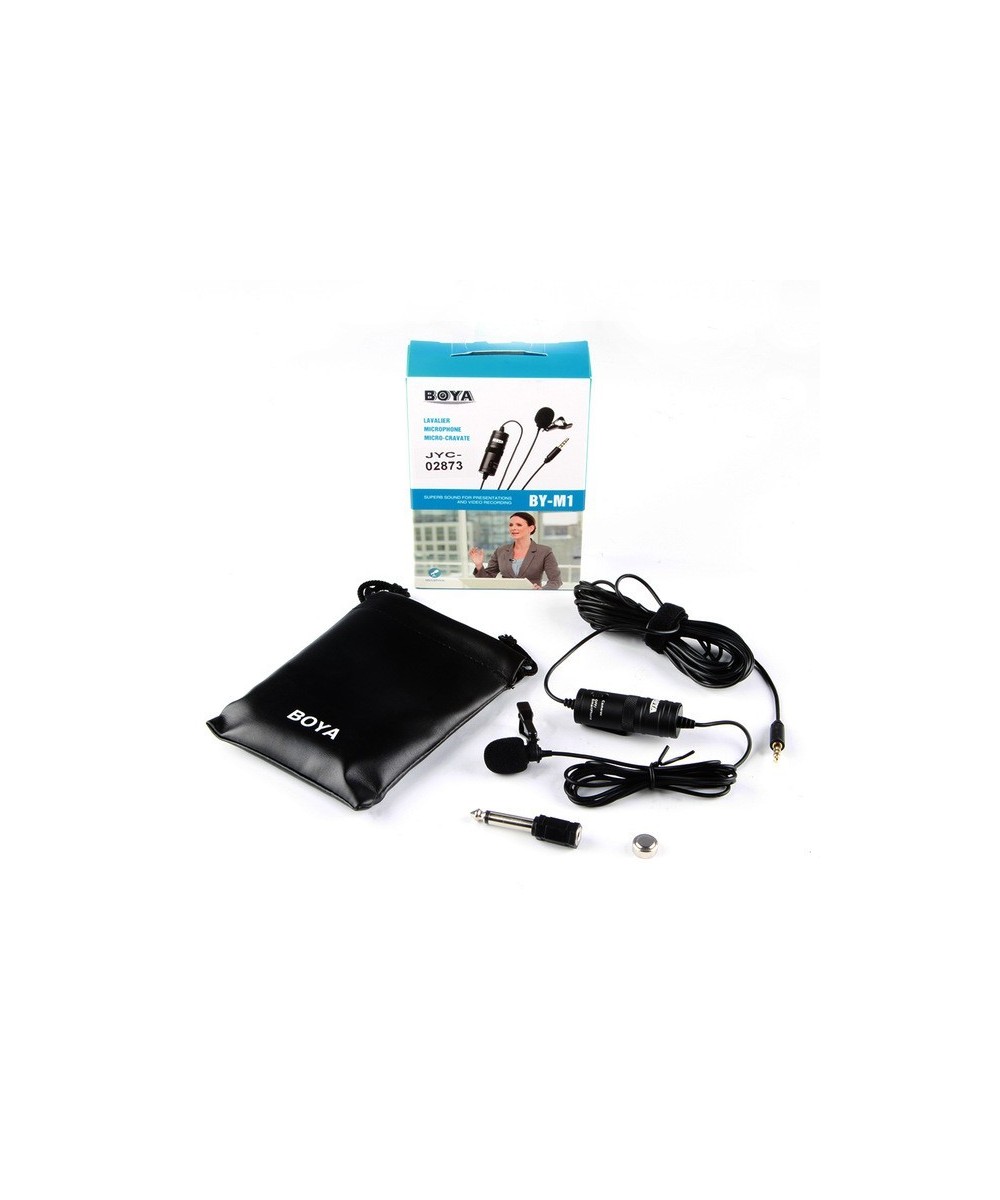 Micrófono lavalier para celular y cámaras BOYA