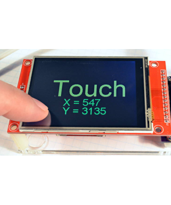 Pantalla TFT SPI LCD 2.8" ILI9341 táctil compatible con Arduino
