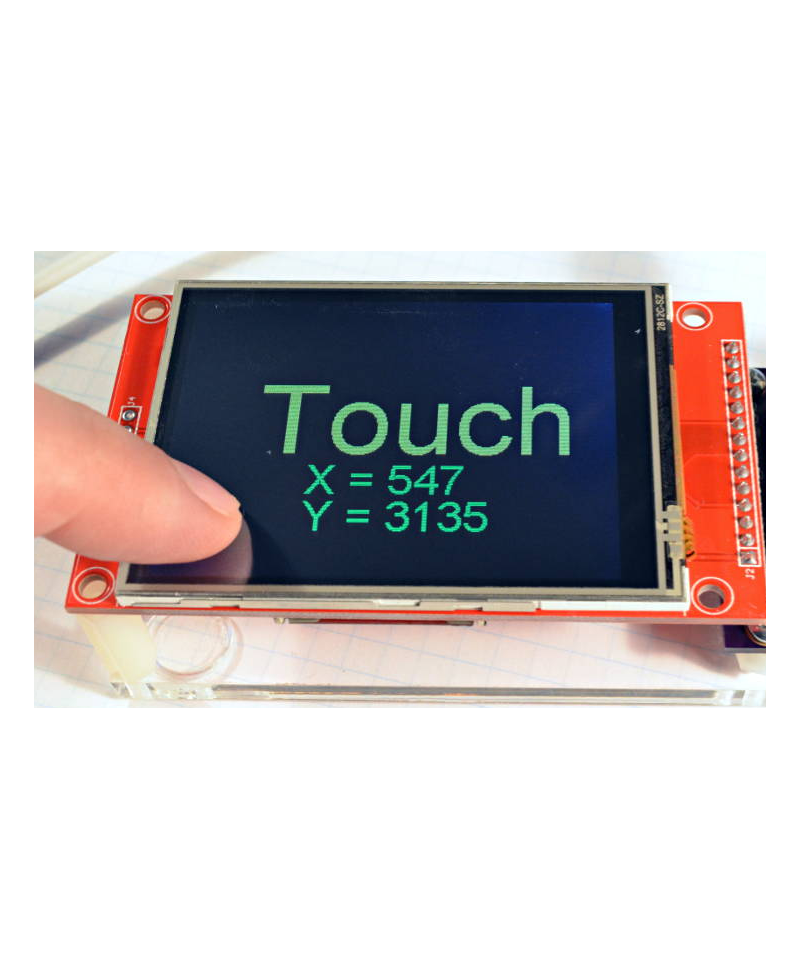 Pantalla TFT SPI LCD 2.8" ILI9341 táctil compatible con Arduino