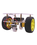 Carrito Robot Chasis Redondo de 2 Ruedas (Estructura)