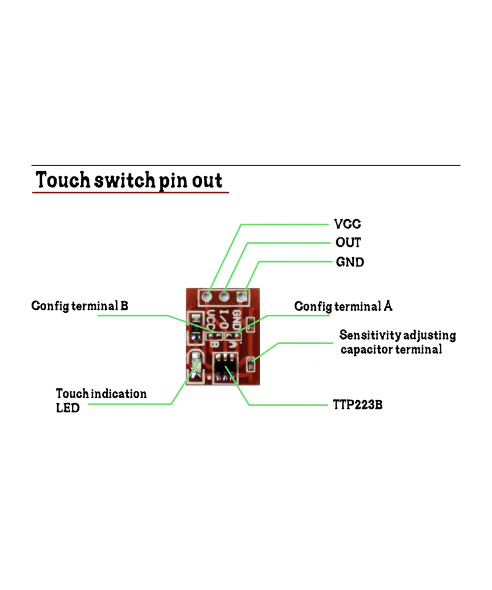 Sensor Touch interruptor capacitivo TTP223