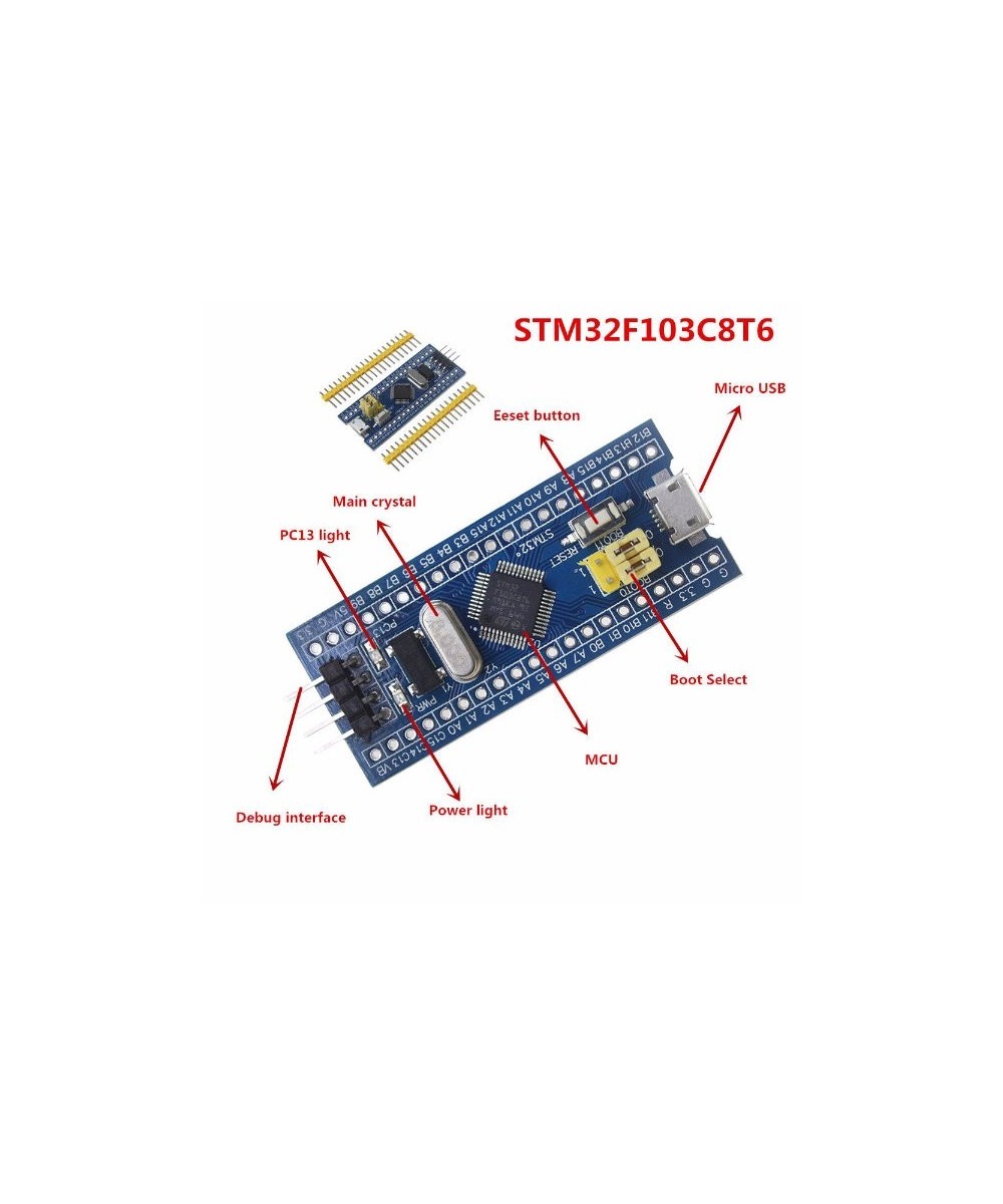 Tarjeta de Desarrollo STM32F103C8T6 ARM STM32