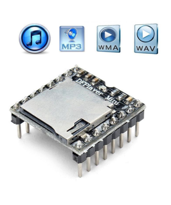 Modulo reproductor de audio MP3 DFPlayer mini para arduino