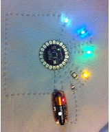 Tarjeta de desarrollo Lilypad con puerto serial RS232 compatible con Arduino