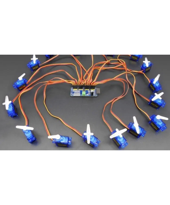 Controlador de servomotor 16 canales PCA9685