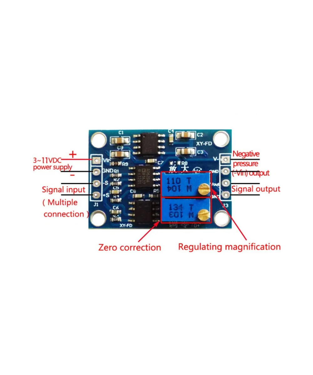 Amplificador de voltaje para instrumentacion AD620