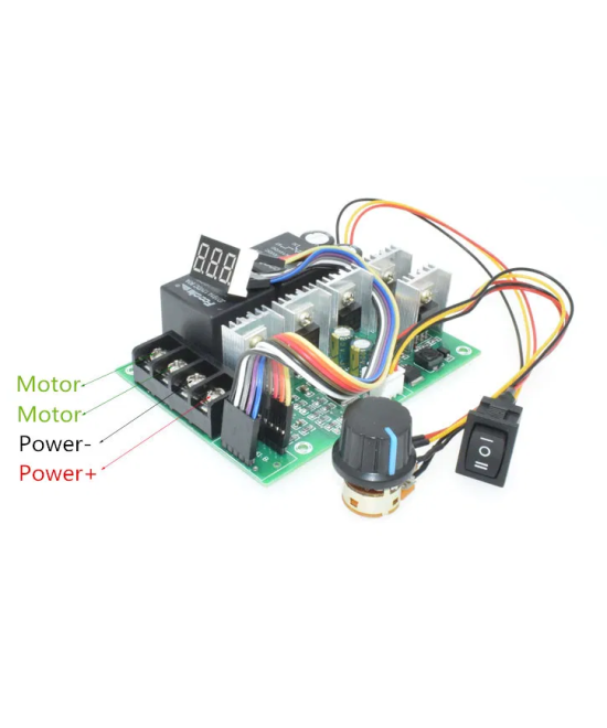 CONTROLADOR PWM DE MOTOR DC 40A DC 12V/24V/36V/48V