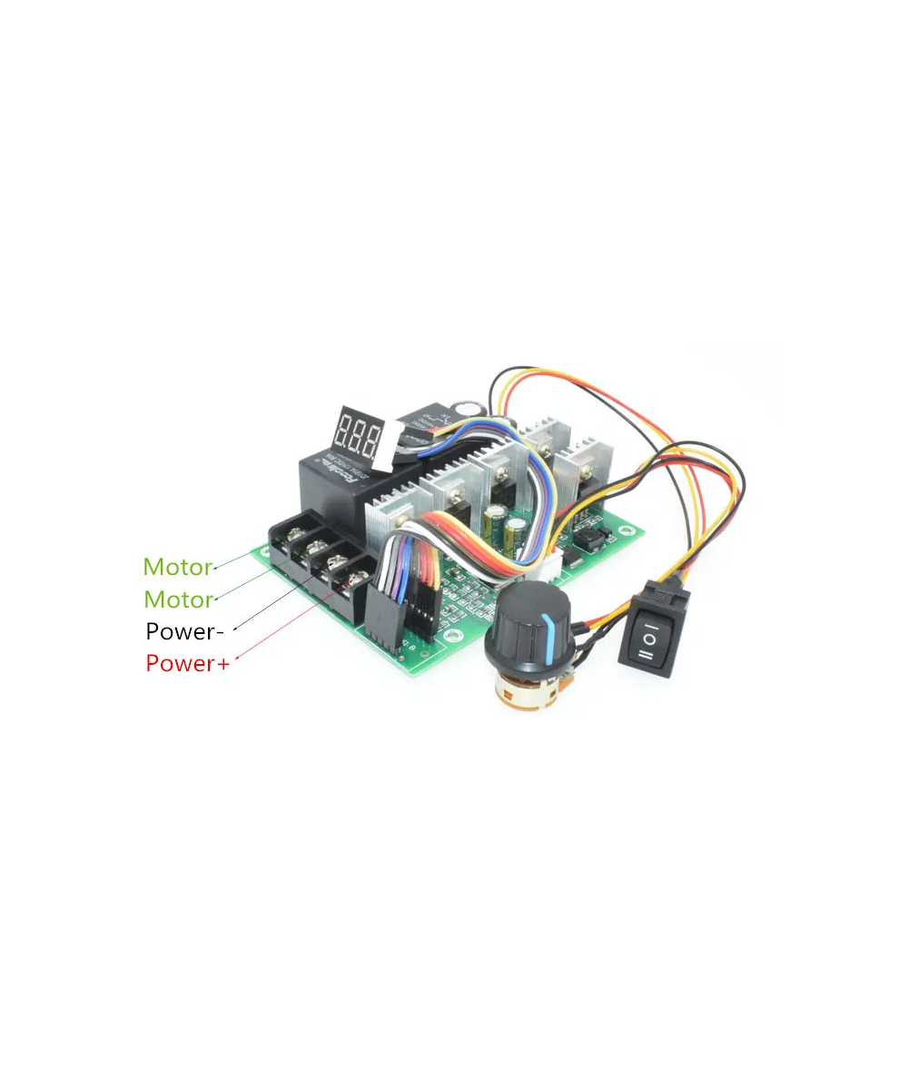 CONTROLADOR PWM DE MOTOR DC 40A DC 12V/24V/36V/48V