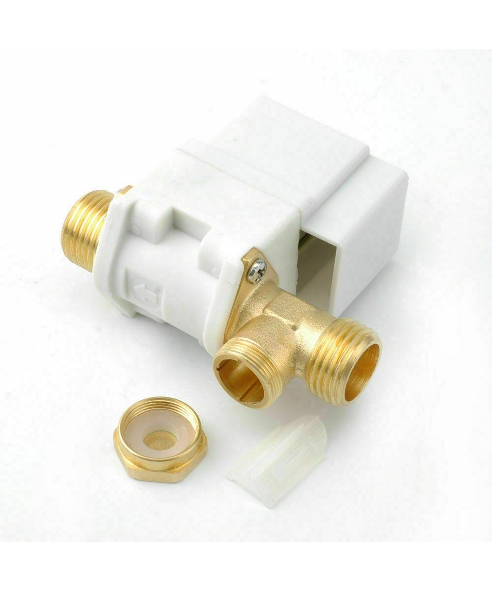 Válvula electromagnética solenoide metalica 1/2" 12V NC
