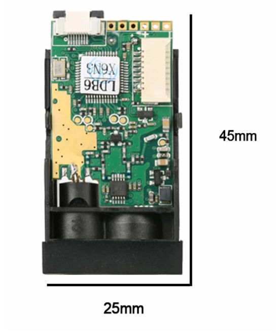 Sensor de distancia láser M88 50m con módulo USB a Serial TTL PL2303