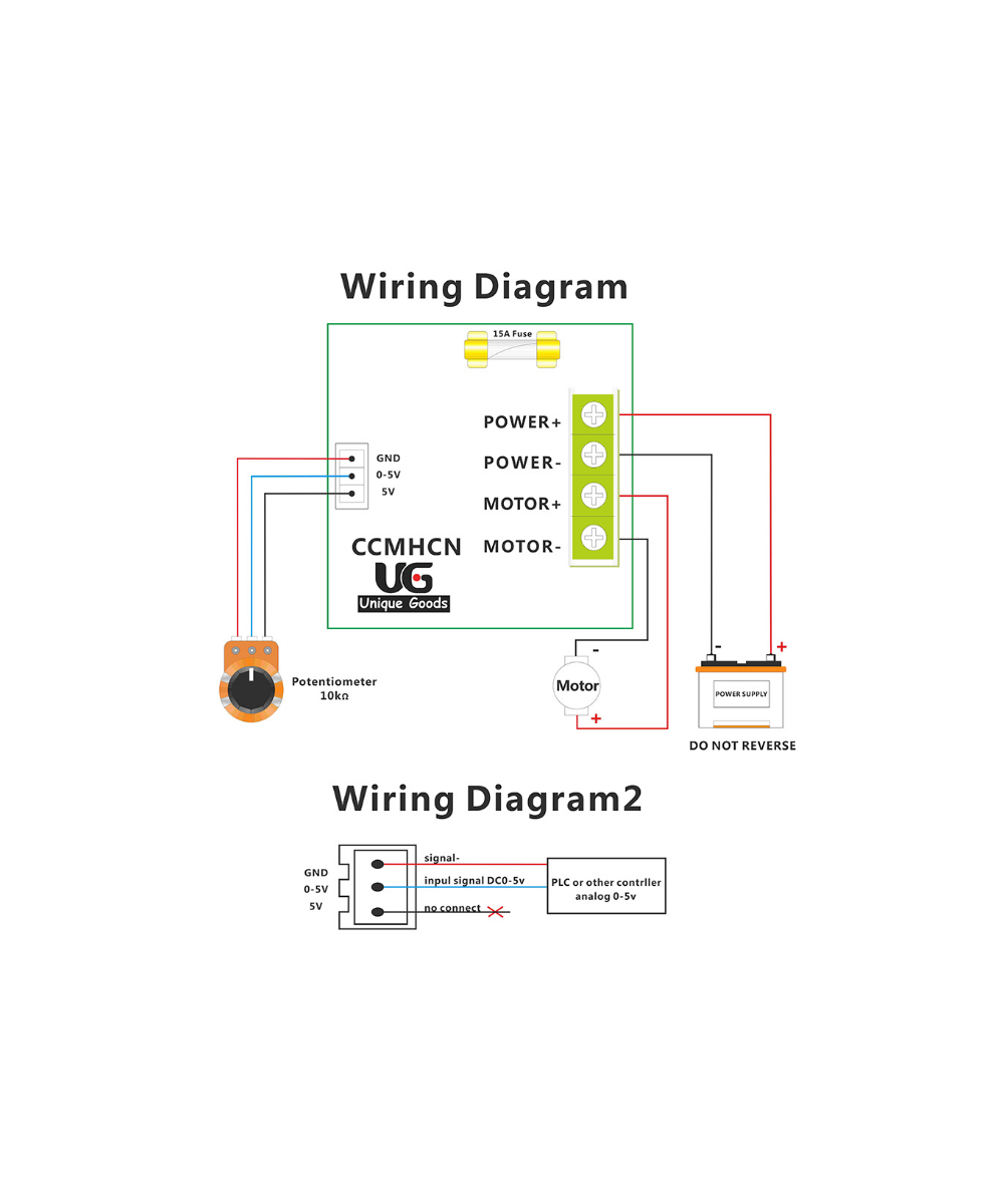 Controlador de velocidad de motor PWM 15A 6-90V
