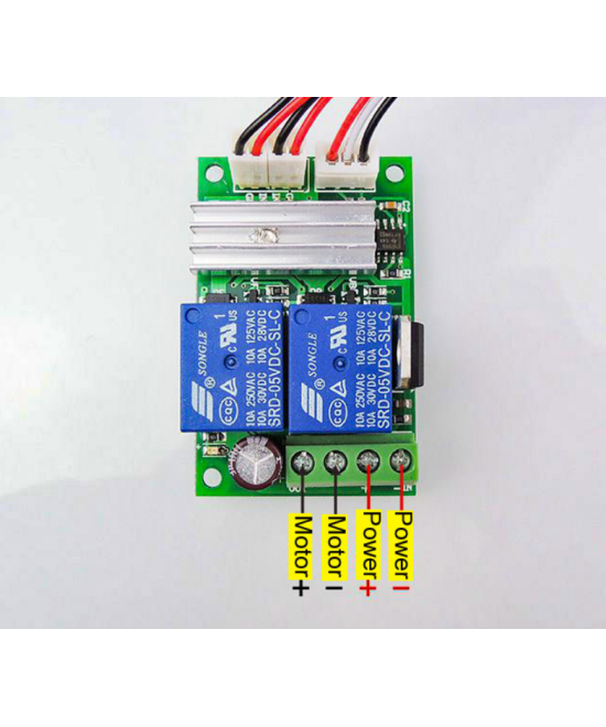 Controlador de velocidad de motor PWM 3A 6V / 9V / 12V / 24V 1203BS