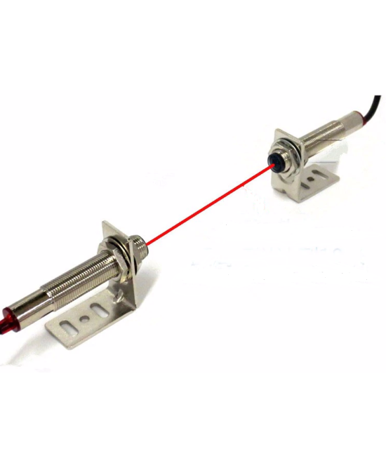 Enlace fotoelectrico infrarrojo NO NPN M12 TX/RX