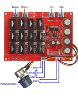 Controlador de velocidad de Motor PWM 60A