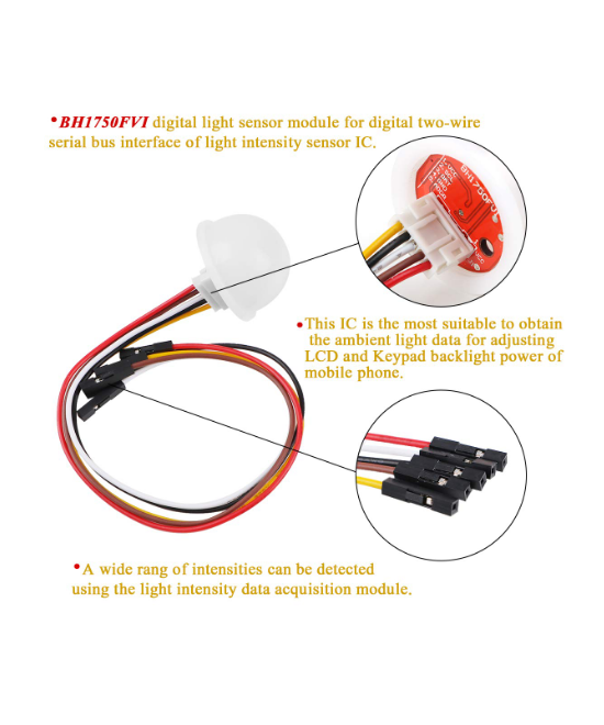 Sensor digital de intensidad de luz BH1750FVI