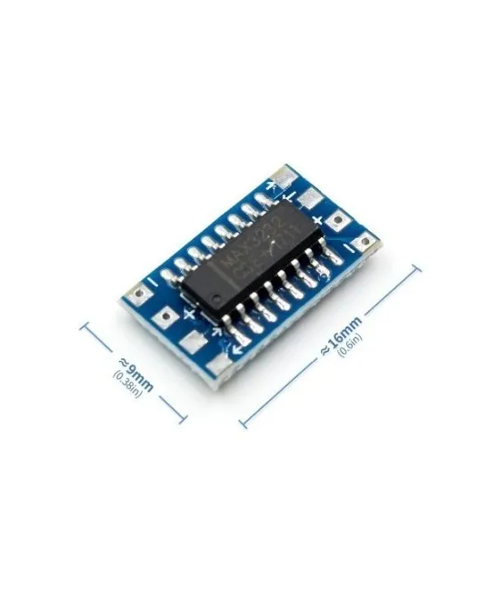 Mini convertidor serial RS232 a TTL, Max3232
