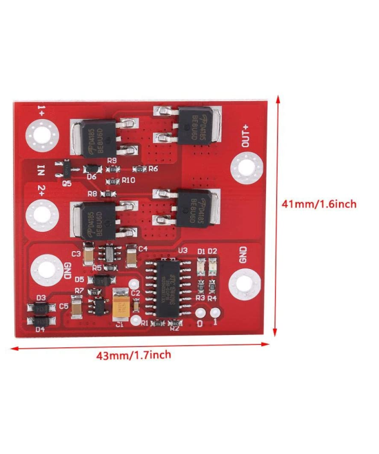Transferencia automática de voltaje DC 12V / 8A