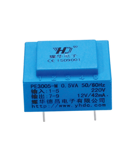 Transformador de Potencia para PCB mini 220V a 12V/42mA PE2409-1