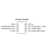 Microcontrolador ATTINY85 20PU