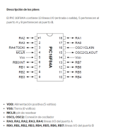 Circuito integrado programable PIC 16F84A