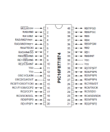 Circuito integrado programable PIC16F877A-I/P