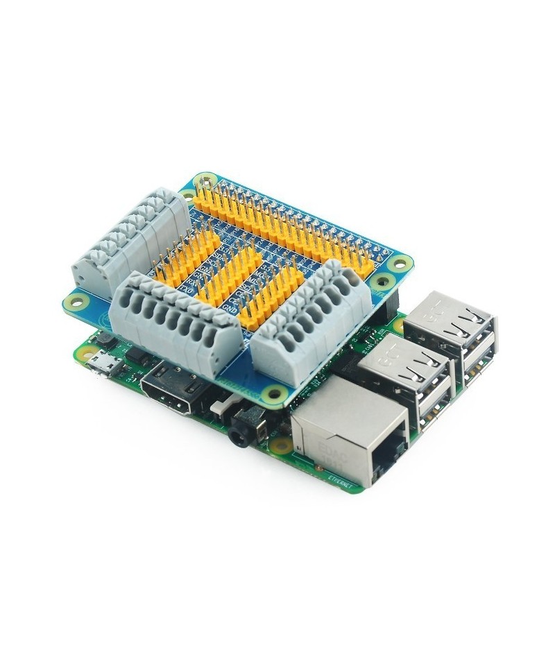 Shield de expansión de puertos GPIO para Raspberry PI