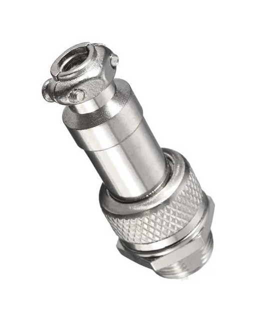 Conectores GX12 tipo aviador 12mm