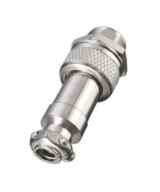 Conectores GX12 tipo aviador 12mm