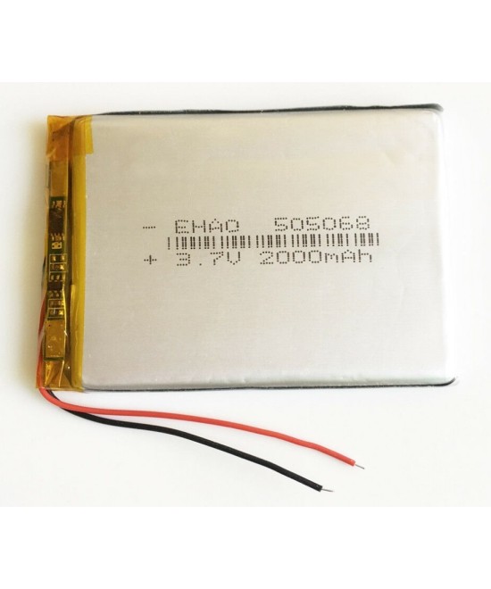 Batería tipo LiPo recargable 3.7V 2000mAh