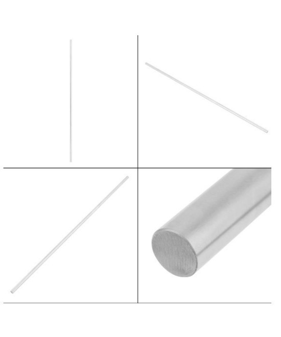 Varilla lisa de acero inoxidable de 12mm de diametro x 700mm de largo