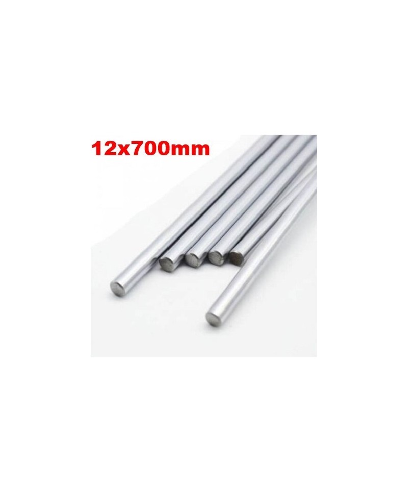 Varilla lisa de acero inoxidable de 12mm de diametro x 700mm de largo