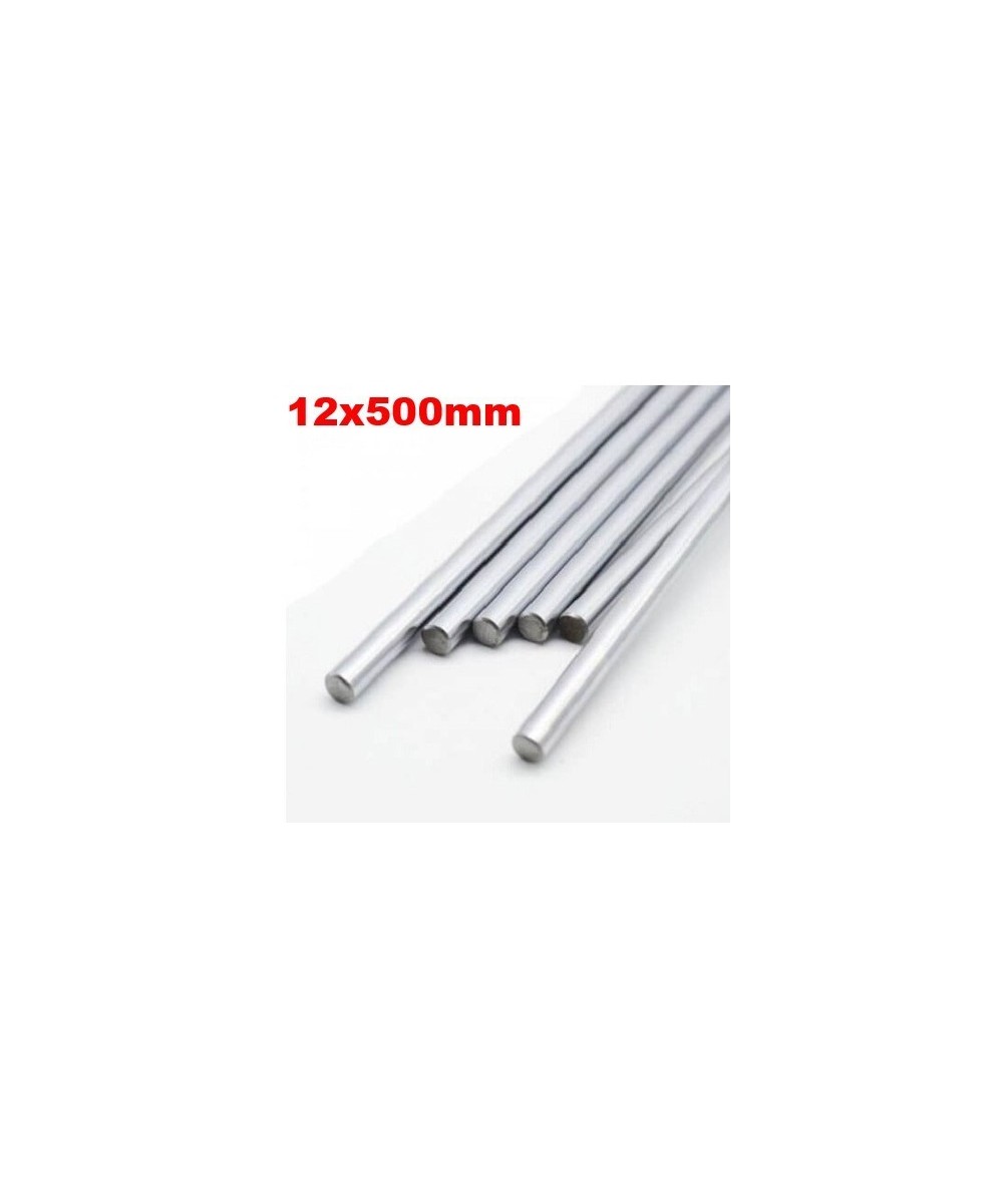 Varilla lisa de acero inoxidable de 12mm de diametro x 500mm de largo