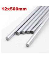 Varilla lisa de acero inoxidable de 12mm de diametro x 500mm de largo