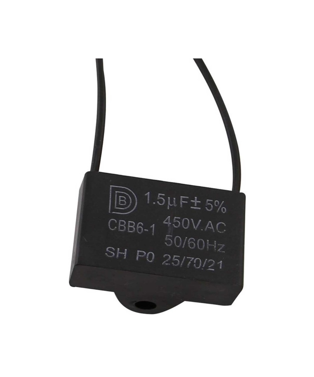 Capacitor de arranque de motor de ventilador CBB61 450V 0.8UF - 25UF