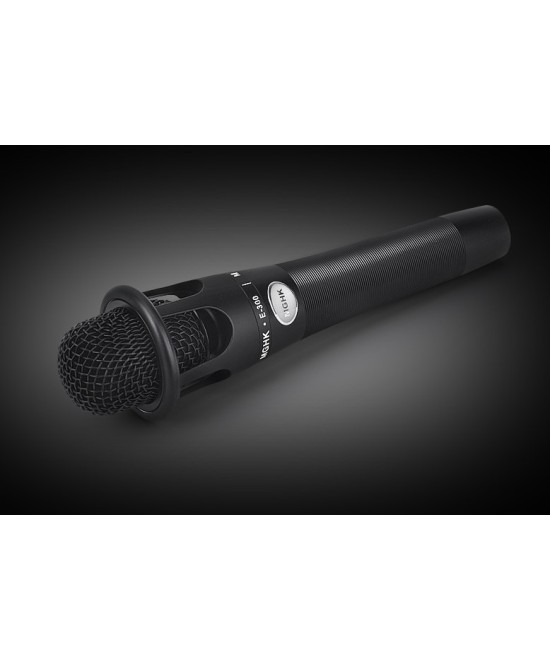 Microfono con tripode y fuente phantom MGHK E-300