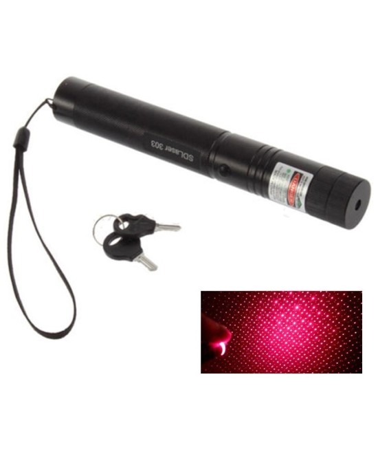 Lampara laser 303 de punto rojo