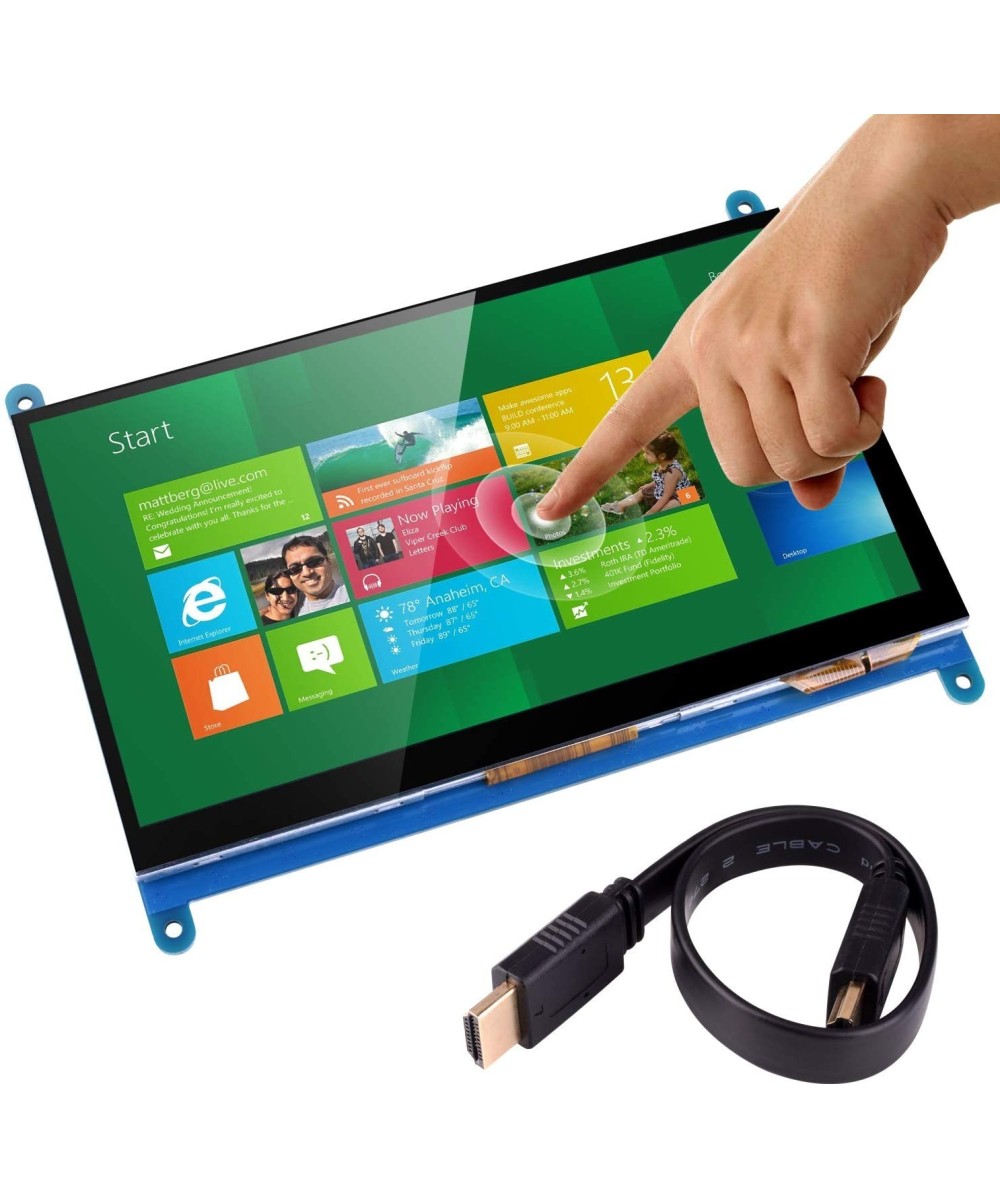 Pantalla táctil LCD de 7 pulgadas HDMI para Raspberry PI