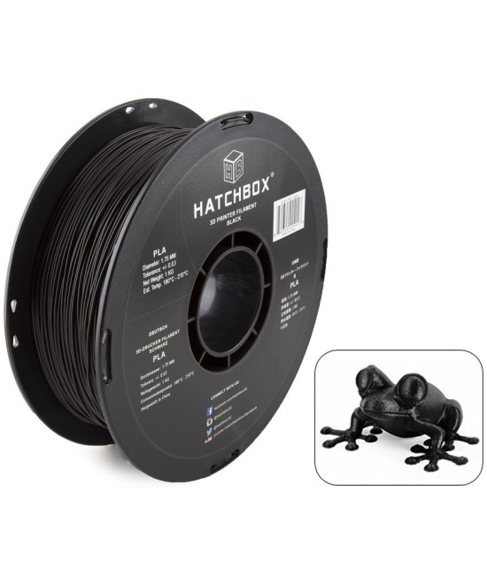 Filamento PLA Hatchbox 1.75mm 2.2 lb