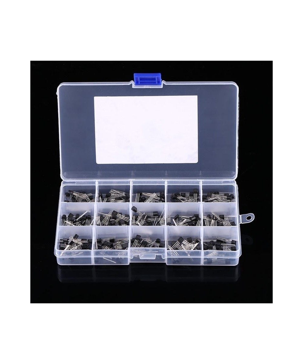 Transistores NPN, PNP 15 valores (Caja 300 unidades)